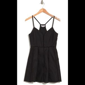 Parker Seemed Skater Dress, Black NWT XS